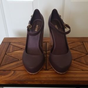 Melissa purple and pink pumps